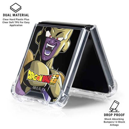 Dragon Ball Super Freiza Portrait Galaxy Z Flip6 Clear Case